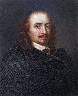 Peter Corneille, 1606-1684, French playwright From the book Gallery of Portraits