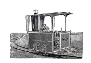 Petroleum engine - locomotive, designed by J