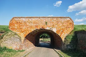 Petrovaradin Fortress ruins in Serbia