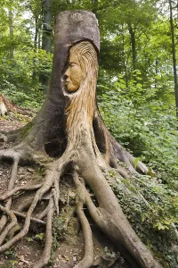 Pfullinger Sagenweg, the face of the Urschel