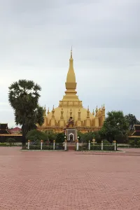 Pha That Luang temple in Laos