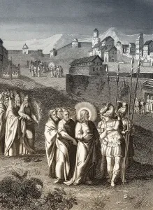 Pharisees try to trap Jesus, Is it right to pay taxes to Caesar or not