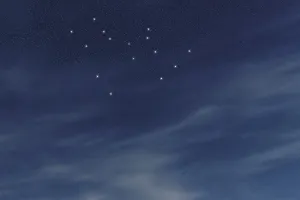 Phoenix star constellation, Night sky