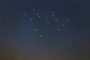 Phoenix star constellation, Night sky