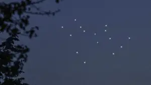 Phoenix star constellation, Night sky