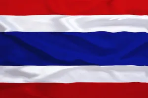 Photomontage, Flag of Thailand, Asia, Studio
