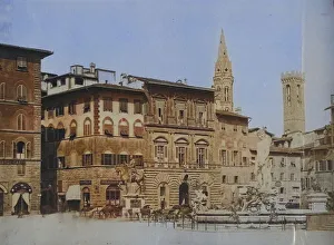 Piazza della Signoria, c. 1880