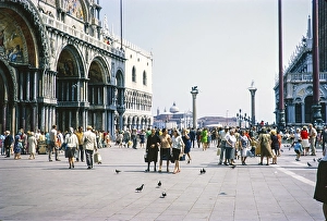 Piazza San Marco, St Mark's Square, Venice, Italy 1969