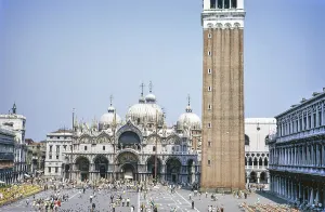 Piazza San Marco, St Mark's Square, Venice, Italy 1969