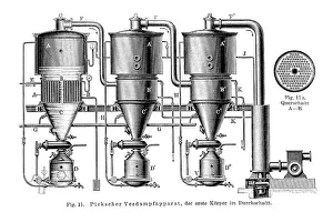 Pick's vaporiser, historic image