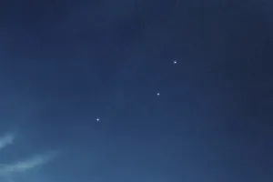 Pictor star constellation, Night sky