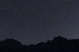 Pictor star constellation, Night sky