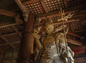 A picture of the Bishamonten statue