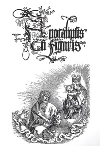 Picture cycle The Apocalypse in book form with new title page
