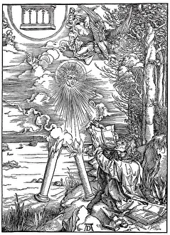 Picture cycle The Apocalypse, John devours the book