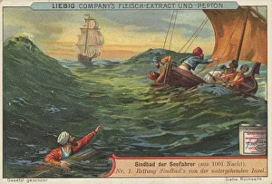 Picture series 1001 Nights, Sinbad the Sailor