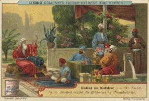 Picture series 1001 Nights, Sinbad the Sailor