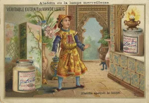 Picture series Aladdin with the magic lamp