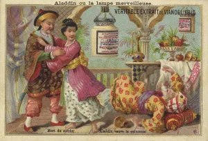 Picture series Aladdin with the magic lamp