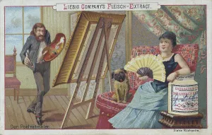 Picture series Artist, Painter: the portrait painter
