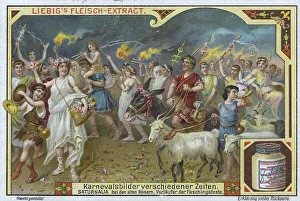 Picture series of carnival pictures from different times
