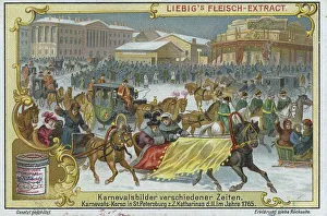 Picture series of carnival pictures of different times