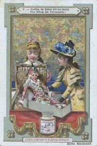 Picture series Children with presents