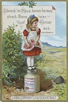 Picture series Children and Proverbs: Snail in the house