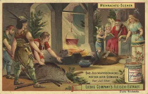 Picture series Christmas scenes