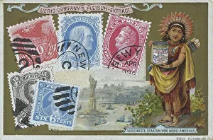 Picture series Countries and Stamps and Motifs