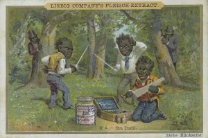 Picture series of dark-skinned artists: a Duell