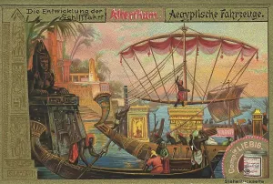 Picture series The development of navigation