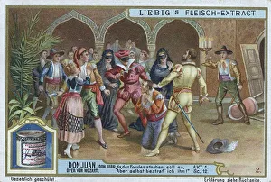 Picture series Don Juan, opera by Mozart