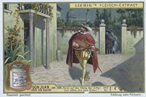 Picture series Don Juan, opera by Mozart