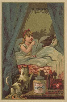 Picture series fairy tale Little Red Riding Hood