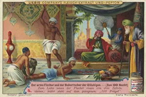 Picture series Fairy tale scenes from 1001 Nights