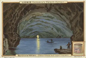 Picture series Famous Caves, Blue Grotto on Capri