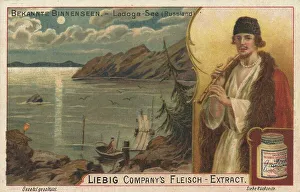 Picture series Famous inland lake with locals