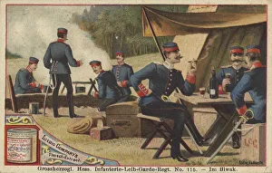 Picture series German Army IV, in bivouac