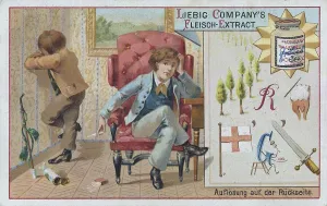 Picture series letter puzzle, historical