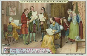 Picture series From the life of Mozart