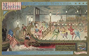 Picture series Masquerade parties and processions