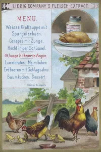 Picture series Menu, with Chicken