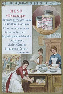 Picture series Menu, with Salmon