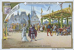 Picture series Opera, Faust, Faust meets Gretchen
