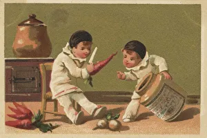 Picture series Pierrots, blackcaps (1873 Paris)