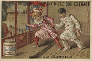 Picture series Pierrots cure and recovery