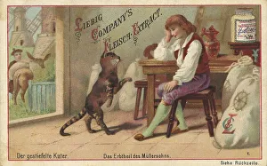 Picture series Puss in Boots, the inheritance of the millers son