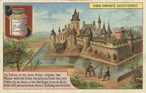 Picture series puzzle, Building a bridge over the castle moat