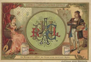 Picture series puzzle, The name of a famous painter is hidden in the monogram (Raphael)